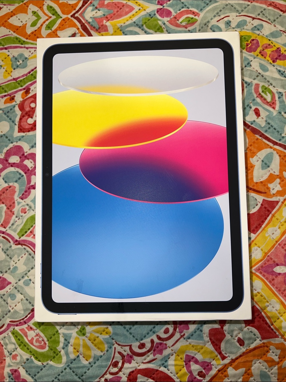 Apple iPad with White Bezel and Black Display Border